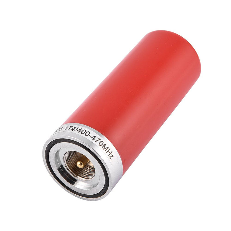 Zerone VHF/UHF Dual-Band Vehicle Mobile Radio Antenna with Magnetic Mount Base Cable for Car Two-Way Radio Walkie-Talkie(Red)