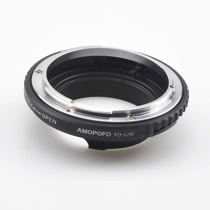 FD to LM Lens Adapter, Compatible with Canon FD FL Mount Lens to Leica M LM Mount Camera Such as M240, M240P, M262, M3, M2, M1, M4, M5, M6, MP, M7 FD FL to Leica M Lens Adapter