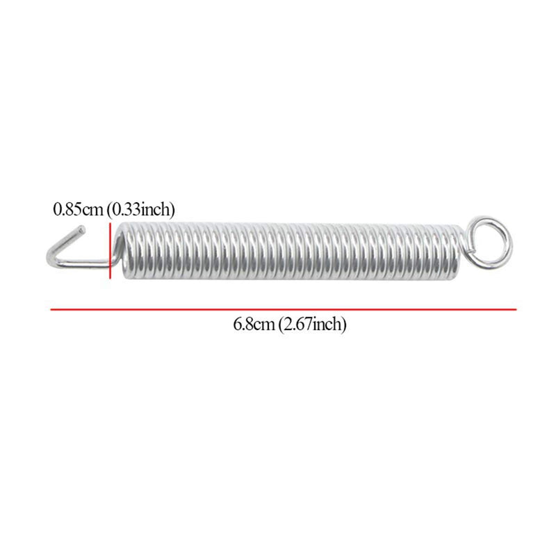 Alnicov Vintage Electric Guitar Tremolo Tension Bridge Springs for Stratocaster Strat ST Guitar (Pack of 6)