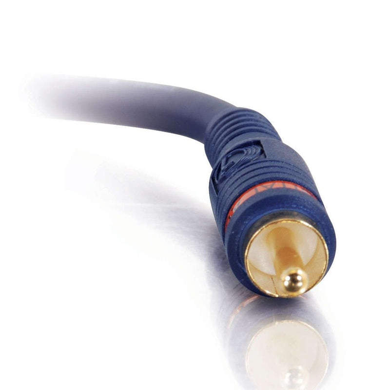 C2G 40008 Velocity S/PDIF Digital Audio Coax Cable, Blue (1.5 Feet, 0.45 Meters)