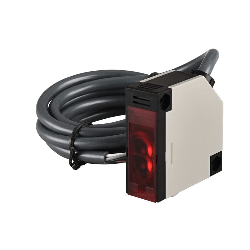 Heschen Photoelectric Sensor Switch E3JK-5DM2-5L DC12-24V Bijection Type Detection Distance 5 Meter
