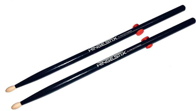 HINGESTIX - Practice Drumsticks, a learning tool that reinforces proper grip, finger technique, and rebound