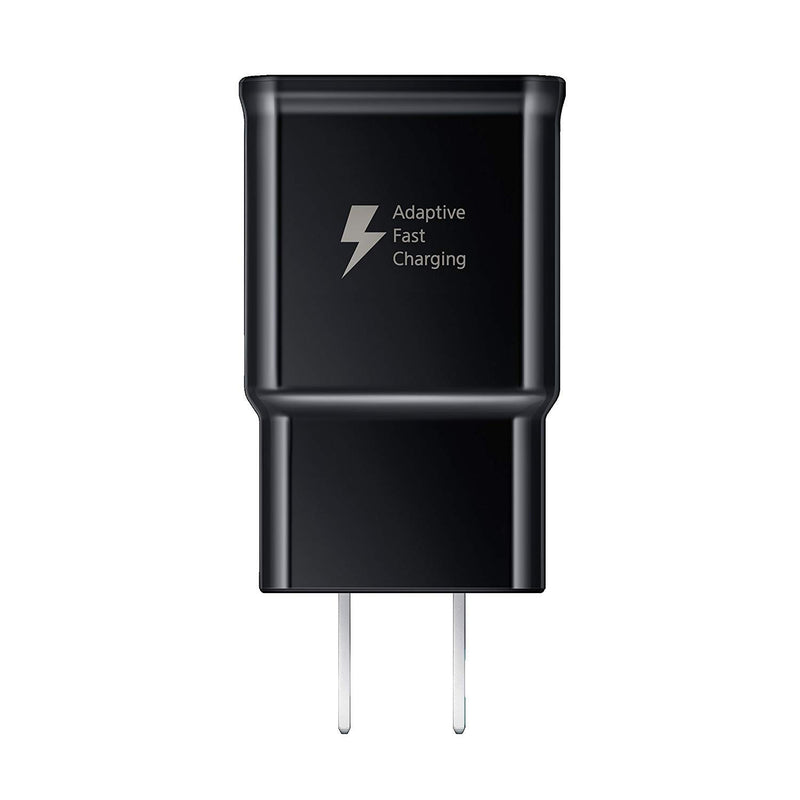 Samsung EP-TA20JBEUGUS Fast Charge USB-C 15W Wall Charger for Galaxy Note 8, 9, Galaxy S8, S8+, S9, S9+, S10, S10+, S10E Inbox Replacement - Retail Packaging - Black