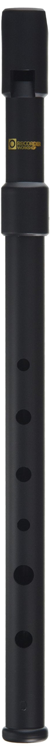 Recorder Workshop 921C Irish Whistle - Matt Black Colour & 922D Irish Whistle in D - Black + Whistle