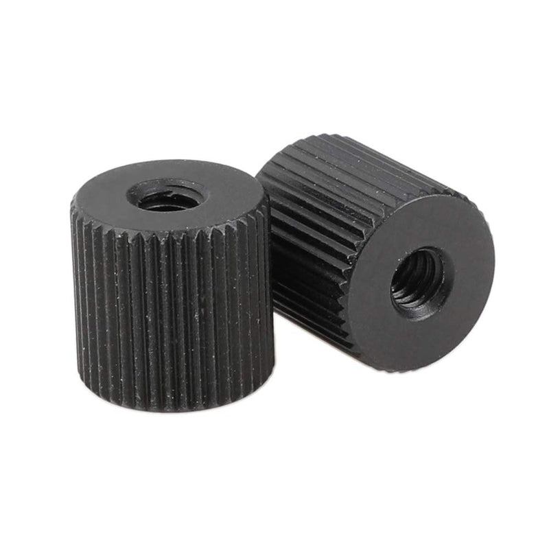 CAMVATE Double-Ended 1/4"-20 Female Thread Screw Nut for Extension Arm (2 Pieces)