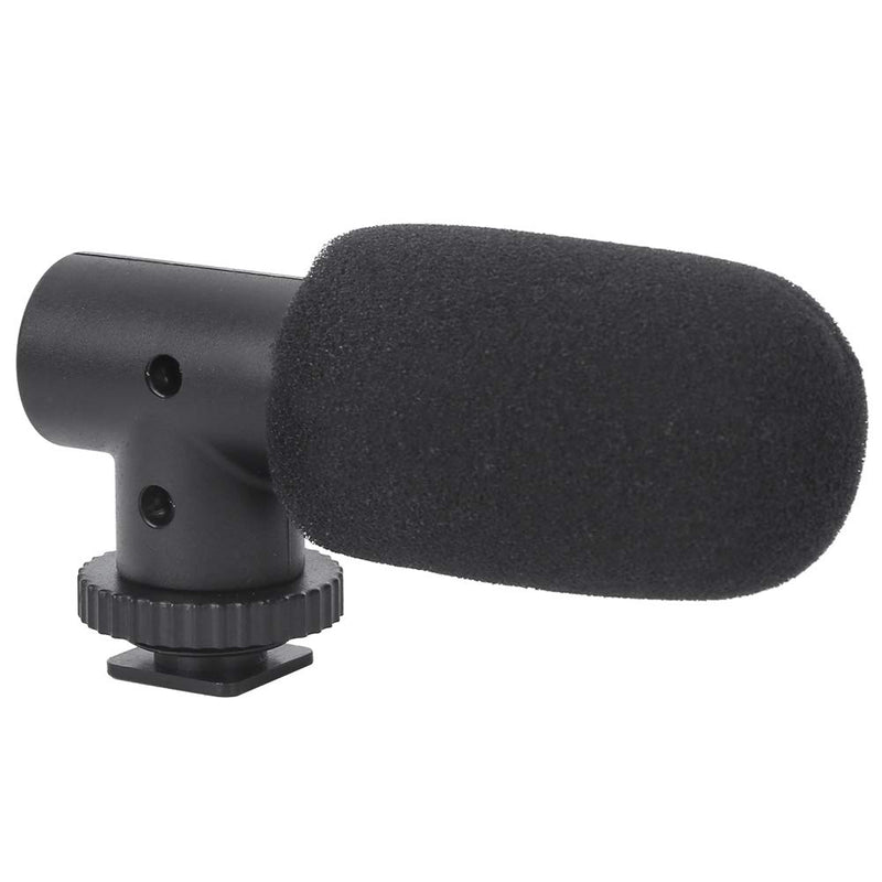 Capacitance Microphone Cardioid Microphone Universal Hot Shoe Base Sturdy Metal Structure Small and Lightweight for Mobile Phone, Camera Video and Recording