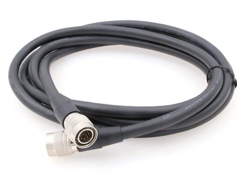 ZBLZGP RCP OCP ROP Remote Control Cable Hirose 10 Pin Male to Female for Panasonic 300/50 Studio Camera RC10 CCU MSU (2M) 2M