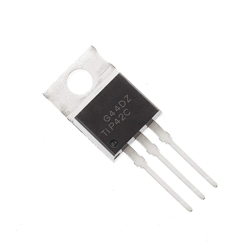 Bridgold 20pcs TIP42C TIP42 PNP Epitaxial Silicon Power Transistor, General Purpose, 6 A, 100 V, 3-Pin TO-220