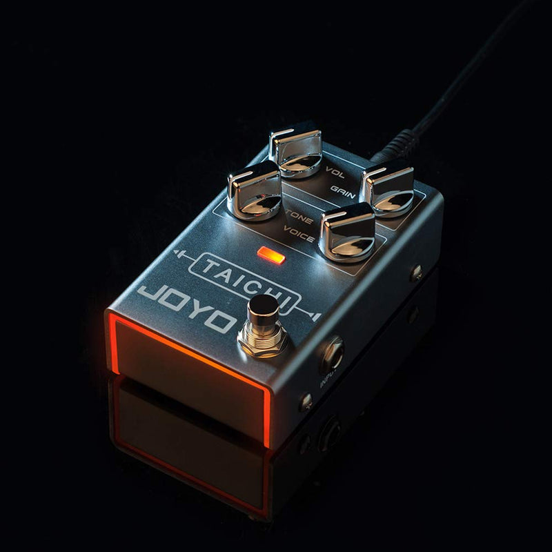 [AUSTRALIA] - JOYO R-02 TAICHI Overdrive Guitar Effect Pedal Low-gain Overdrive Pedal Reminiscent Classic AMP Effect Pedal for Electric Guitar True Bypass 