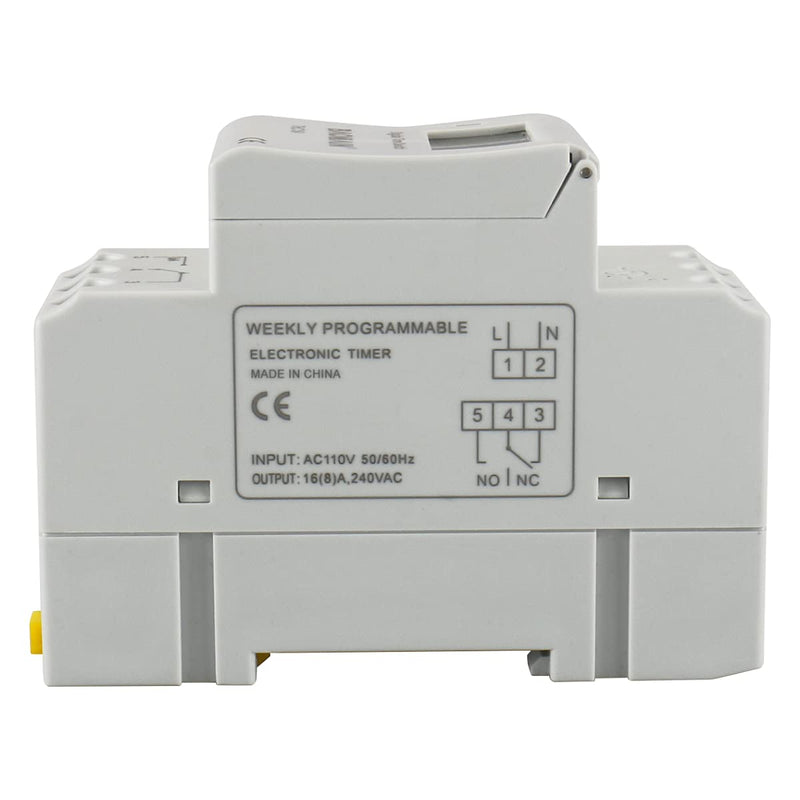 Baomain THC15A AC 110V Digital LCD Power Programmable Timer Time Switch Relay 16A Amp