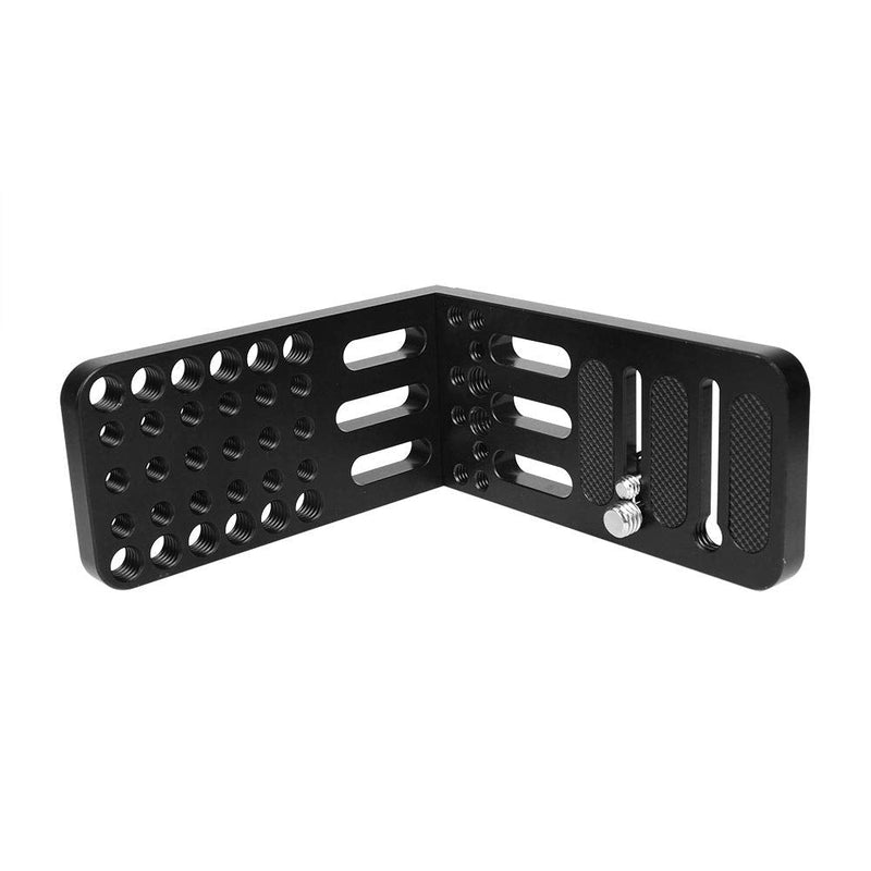CAMVATE Cheese Plates with 1/4" & 3/8" Mounting Points and Screw Bolts for DSLR Camera Tripod & Gimbals Stabilizer - 2746