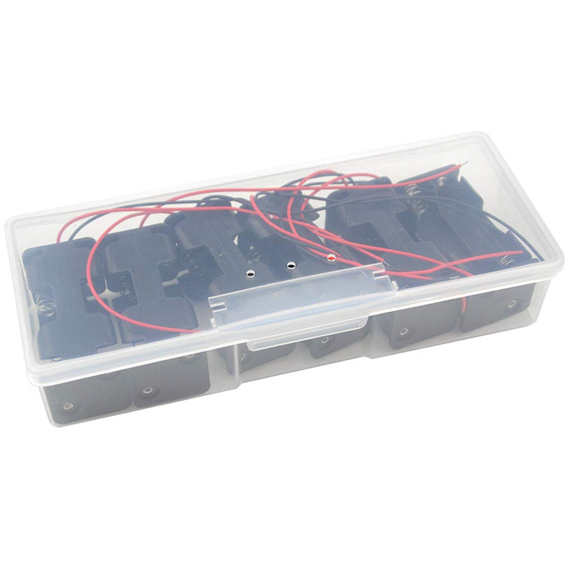 [AUSTRALIA] - WMYCONGCONG 6 PCS 4 x 1.5V AA Battery Holder Case Box with Black Red Wire Leads 