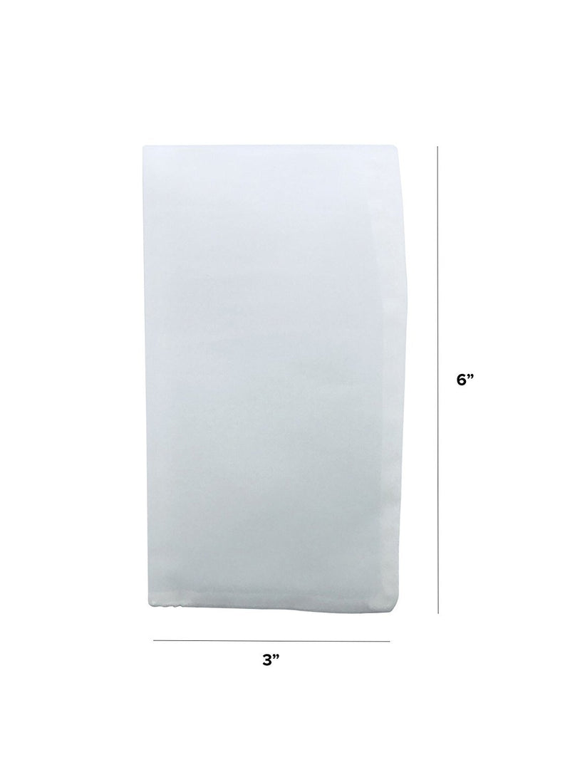 120 Micron | Premium Nylon Tea Filter Press Screen Bags | 3" x 6" | 25 Pack | Zero Blowout Guarantee | All Micron & Sizes Available 120 micron