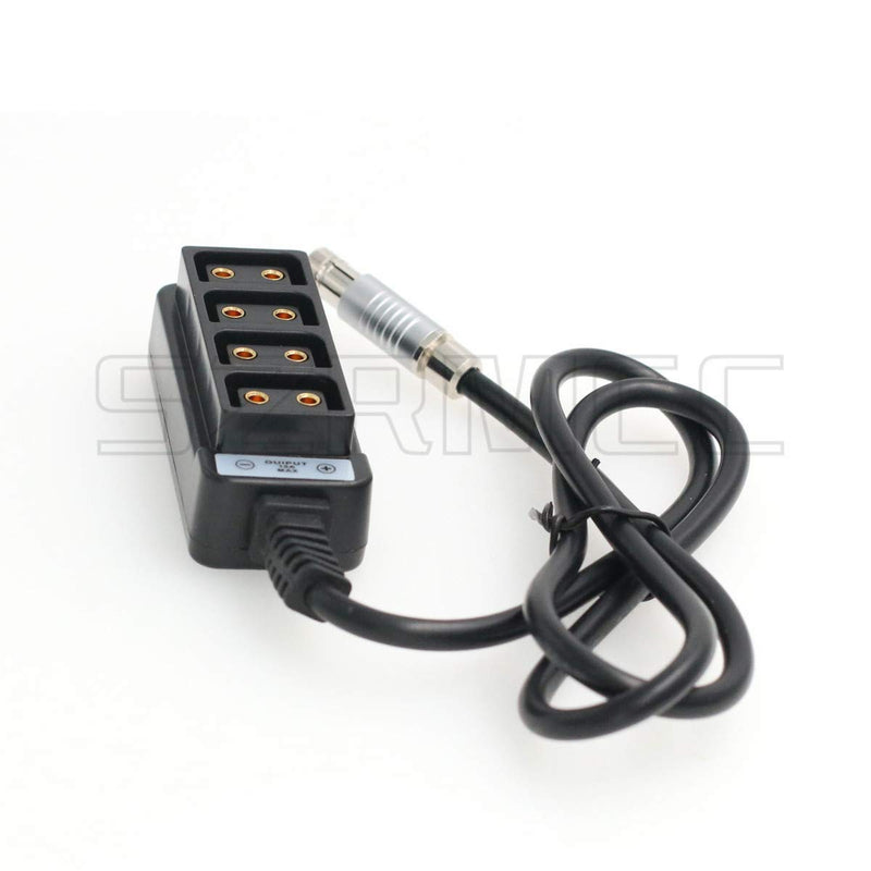 SZRMCC 3 Pin Fischer RS of ARRI Alexa Camera 12/24V Power Out to 4 D tap Splitter P tap Splitter Cable