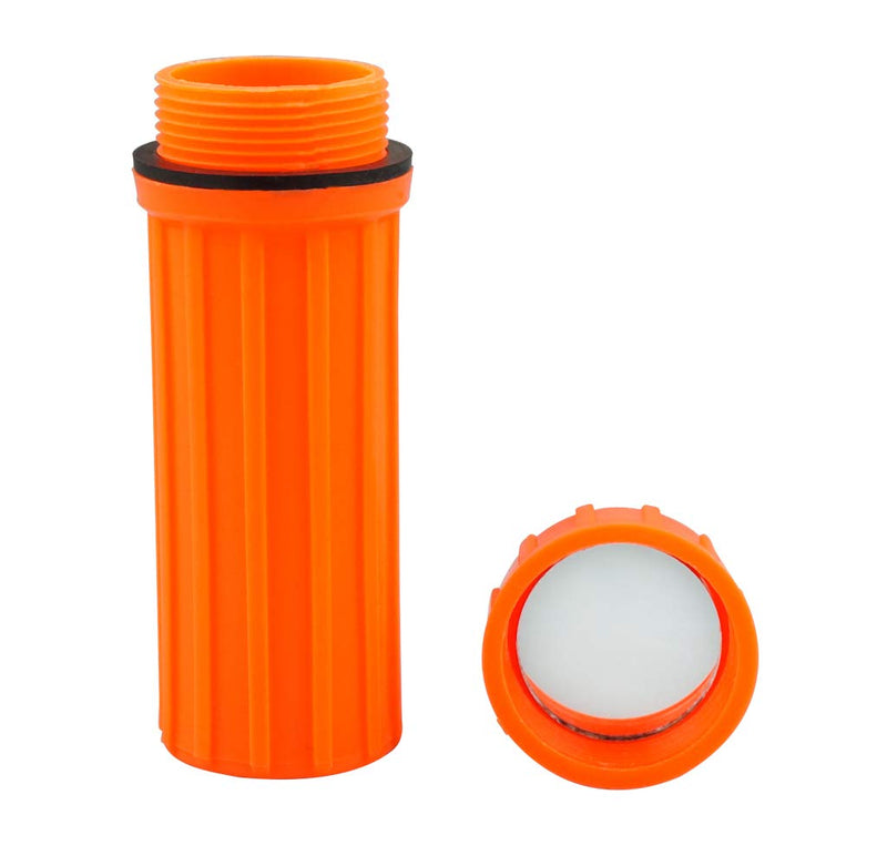 SE 3-in-1 Orange Waterproof Match Storage Box - CCH6-1