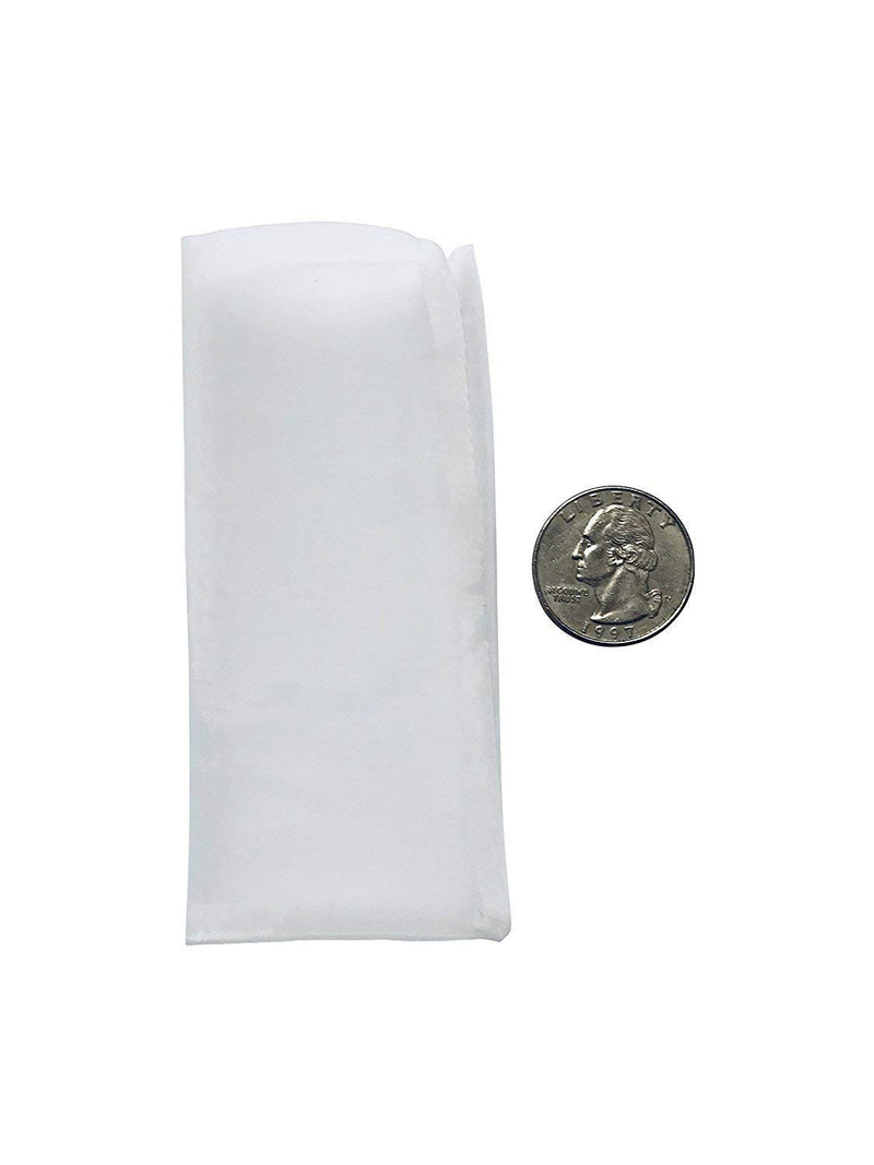 37 Micron | Premium Nylon Tea Filter Press Screen Bags | 1.75" x 4" | 10 Pack | Zero Blowout Guarantee 37 micron