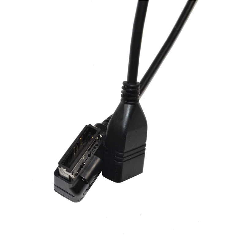 [AUSTRALIA] - HQRP MDI MMI/USB Cable Adapter fits VW Volkswagen Golf MK6 / GTI MK6 / Jetta Sportwagen MK6 2010 2011 2012 2013 2014, Media Interface Adapter 