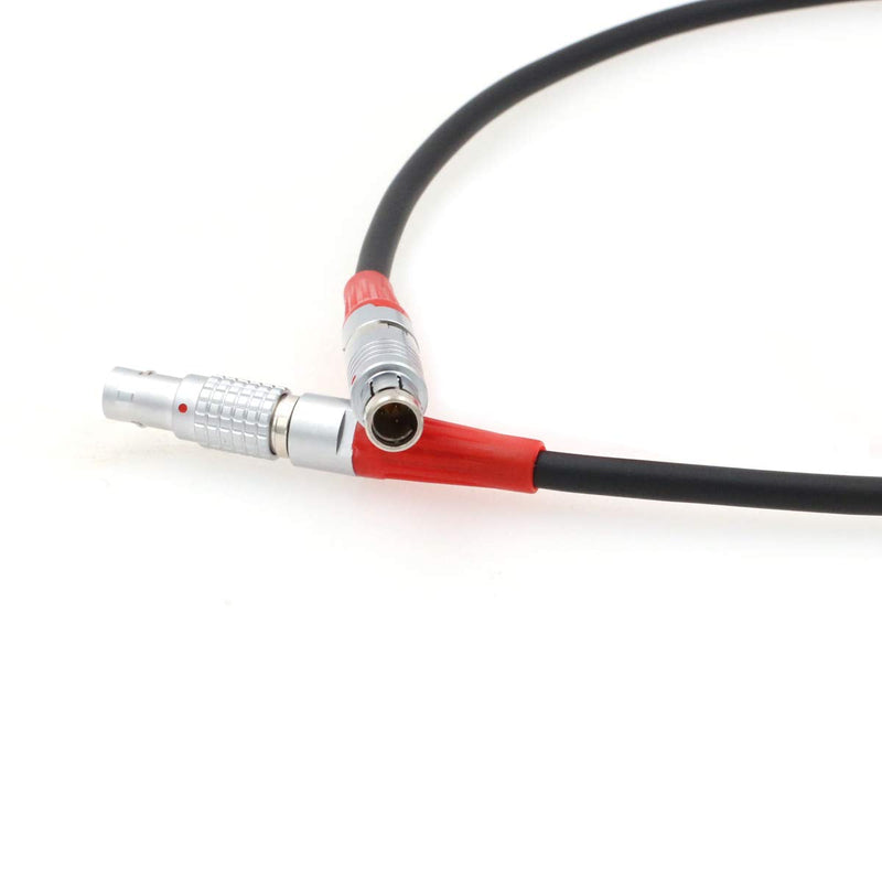 SZRMCC ARRI Alexa RS Fischer 3 Pin Male to 0B 4 Pin Male Power Cable for ARRI FIZ Lbus Cforce RF Lens Motor
