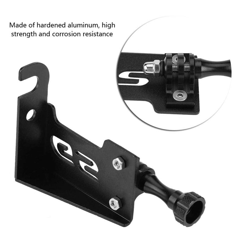 Motorcycle Front Left Camera Support Bracket Go Pro Side Camera Bracket Stand for R1200gs Lc R1200gs Lc Adv(Black) Black
