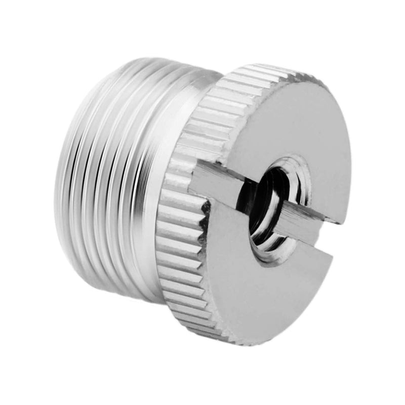 JOMLEY 1/4 to 5/8 Adapter, 1/4"-20 Female to 5/8"-27 Male Screw Thread Adapter for Camera Monitor - 2 Pack