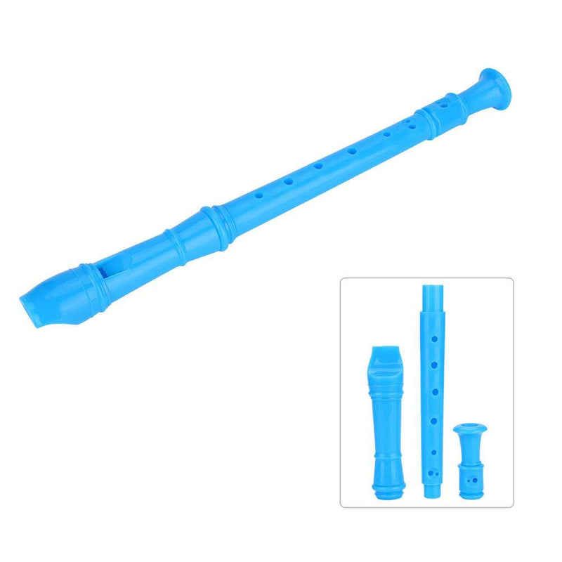 8 Hole Clarinet Flute with Cleaning Rod and Instruction for Children Kids Beginner Clarinet for Children Clarinet for Beginner(Blue) Blue