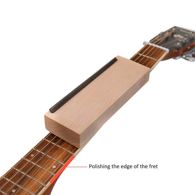 Bnineteenteam Guitar Fret Beveling File Guitar Fret File Edge Trimming Guitar Repairing Maintenance Tool for Luthier Use