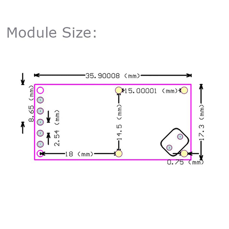 Stemedu 5PCS RCWL-0516 Motion Detection Sensor, Microwave Radar Sensor Switch Module for Arduino ESP8266 Nodemcu Wemos for Animals Detector, Detection Distance 5-7m, Better Than HC-SR501