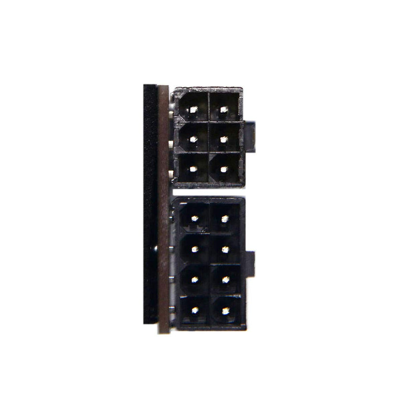 chenyang CY Dual ATX 8Pin Female to 6+8pin Male 180 Degree Angled Adapter for Graphics Card GPU 90 Degree Dual 8P