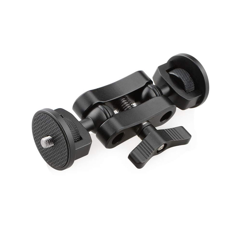 CAMVATE Super Articulating Arm with Ball Heads and 1/4"-20 Screw Mounts(Black)