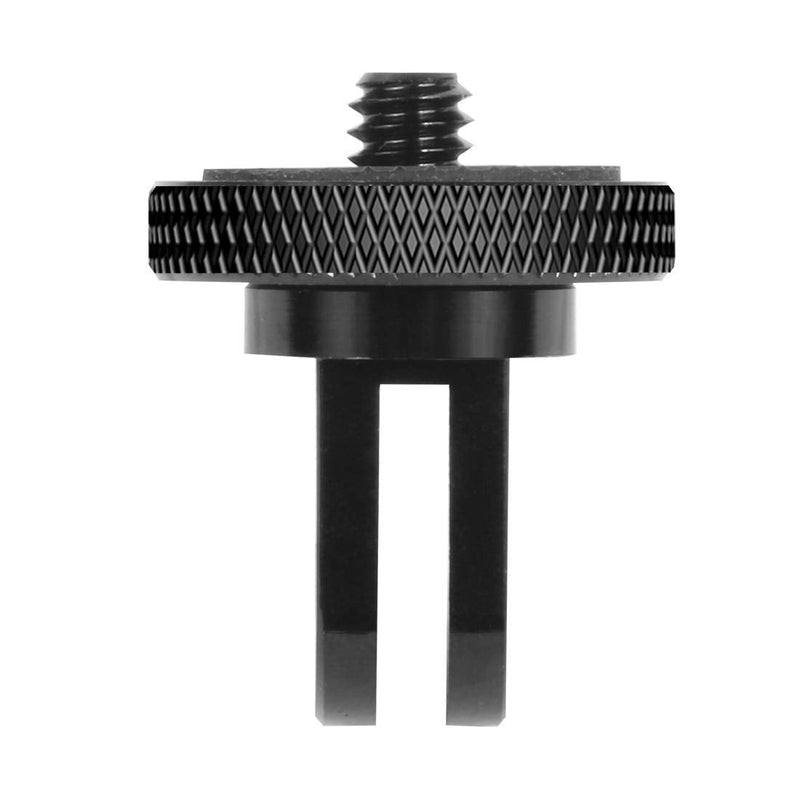 [AUSTRALIA] - FEICHAO Aluminum CNC Quick Release Tripod Mount with 1/4 Adapter Buckle Base Interface Compatible for Hero 8 7 6 5 4 3 and Other Sports Camera (1/4 Adapter) 