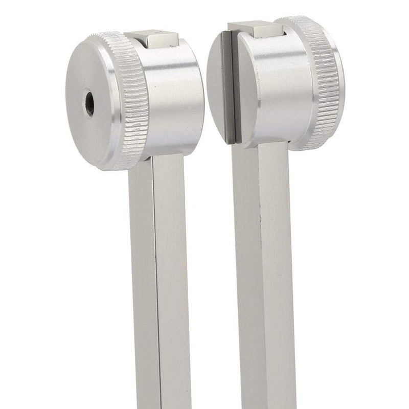 3pcs Tuning Fork, Aluminum Alloy Silver Neurological Tuning Fork and Percussion Hammer Set 128Hz+256Hz