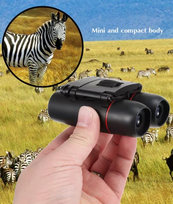 [AUSTRALIA] - 30x60 Binoculars for Adults Compact, Mini Binoculars for Adults Kids Bird Watching Hiking Wildlife Hunting Portable Pocket Size Fogproof Waterproof Binoculars Telescope for Travelling 