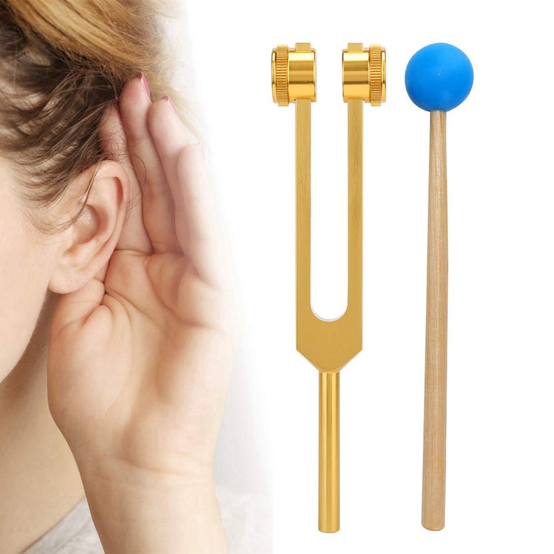 Yinhing Tuning Fork,32HZ Aluminum Alloy Tuning Fork with Hammer and Soft Storage Bag, Care Tool for Release Pressure