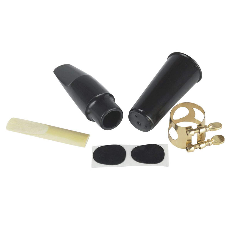 JYsun Alto Saxophone Mouthpiece Kit with Ligature Plastic Cap and 11pcs Alto Sax Reeds 1pc Alto Saxophone Belt