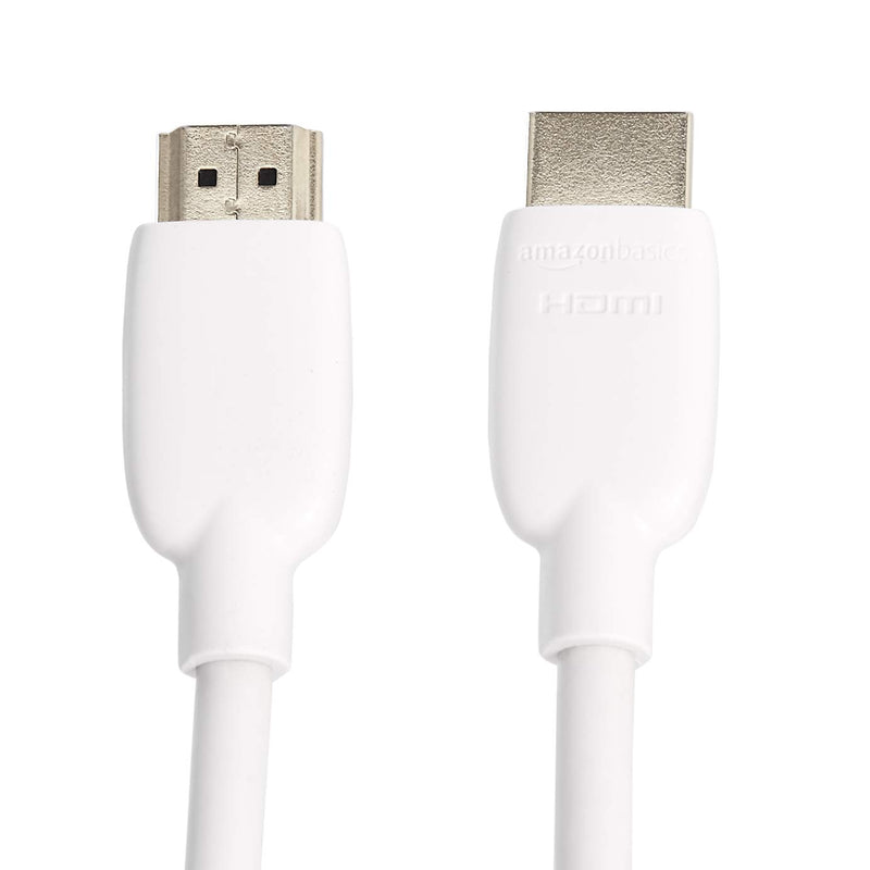 AmazonBasics 48Gbps High-Speed 8K HDMI Cable, White - 6 Feet