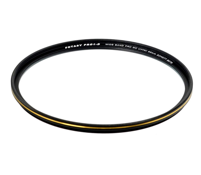 Fotasy 95mm Ultra Slim UV Protection Lens Filter, Nano Coatings MRC Multi Resistant Coating Oil Water Scratch, 18 Layers Multi-Coated 95 mm MCUV Filter, Transmission Rate ≥ 99.7%, Schott B270 Glass Black