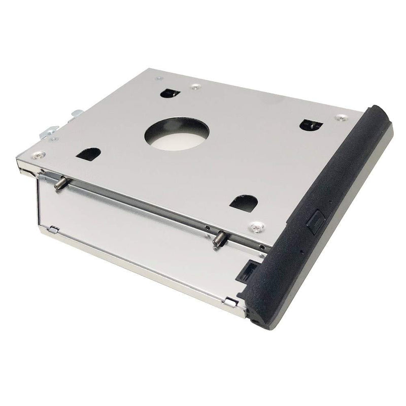 2nd HDD SSD Hard Drive Optical Frame Caddy Adapter for HP ProBook 650 645 640 G1 with Bezel Front Panel Mounting Bracket