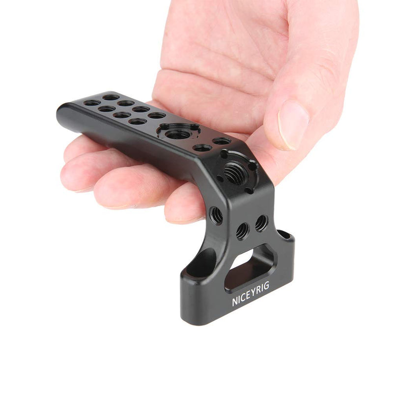NICEYRIG Low Profile Handle Grip Applicable for RED DSMC2, Ergonomically DSLR Camera Cage Top Handle- 383