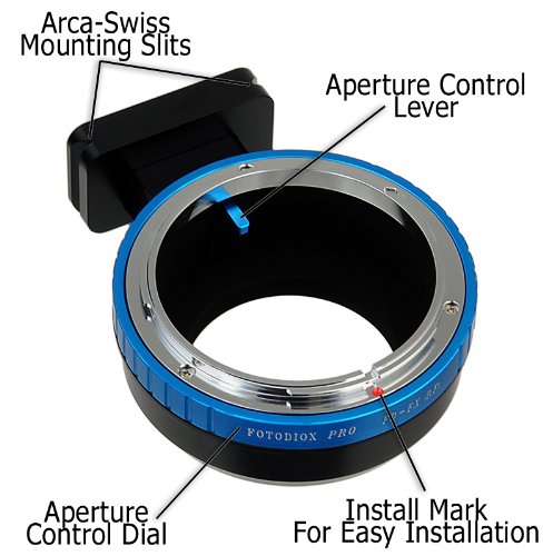 Fotodiox Pro Lens Mount Adapter, Canon FD (FD & FL) Lens to Fujifilm X (X-Mount) Camera Body, for Fuijifilm X-Pro1, X-E1 with Arca-Swiss Tripod Mounting Slits Canon FD/FL