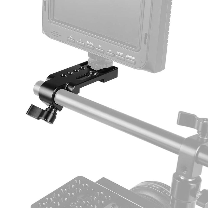 CAMVATE Multi-Function Extension Plate with 15mm Rod Clamp and Cold Shoe Mount