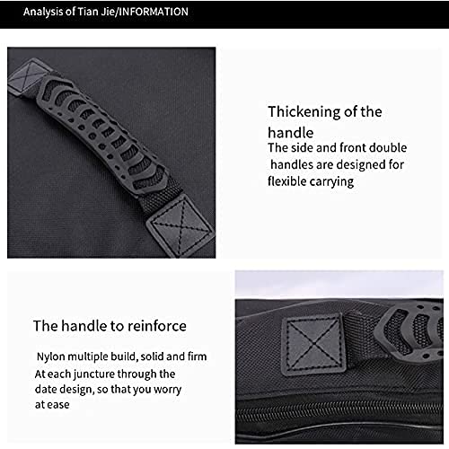 36 Inch Acoustic Guitar Gig Bag Waterproof Dual Adjustable Shoulder Strap 5mm Padding Backpack with Accessories -For 36" Acoustic Classic Guitar 36 inch