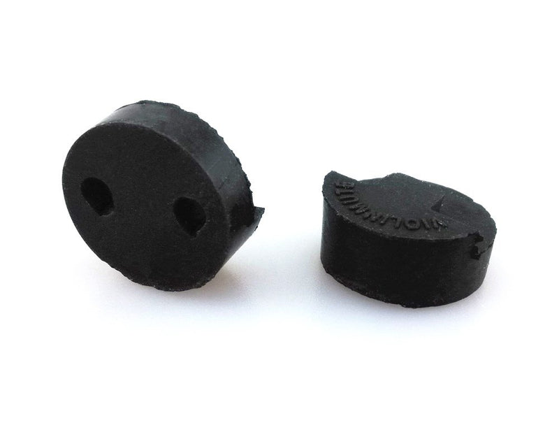 Honbay 2pcs Black Rubber Round Violin Viola Mute