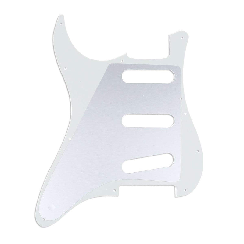 Musiclily Pro 11-Hole 72 or 64 Strat SSS Guitar Pickguard for MIJ JPN Japan Stratocaster,3Ply Parchment 3Ply Parchment