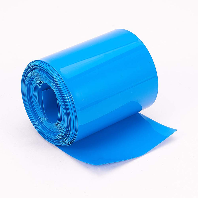 [AUSTRALIA] - AA Battery Wrap，1Pcs Bettomshin 6mx65mm(LxW) Battery Heat Shrink Tubing Blue Shrinkage Temperature 176°F & Rated Voltage 300V, DIY Battery Heat Shrink Wrap Tube 19.69 Ft (65mm Width) 1 