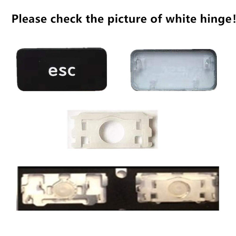 [AUSTRALIA] - Replacement Individual AP08 Type ESC Key Cap and Hinges are Applicable for MacBook Pro Model A1425 A1502 A1398 for MacBook Air Model A1369/A1466 Keyboard to Replace The ESC Key Cap and Hinge 
