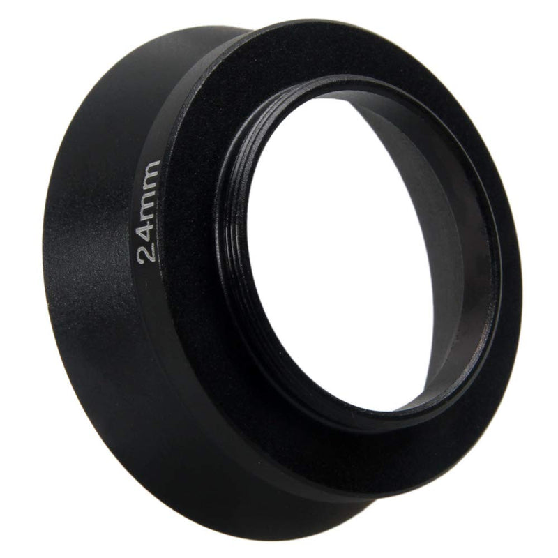 24mm Screw-in Special Metal Lens Hood Shade Lens Protector Adapter for Rollei 35 35T 35TE Film Camera