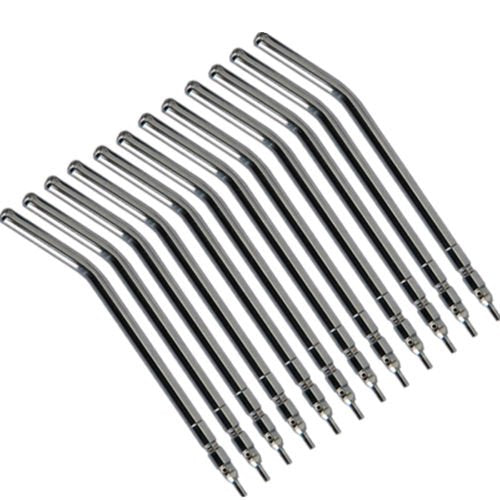BoNew-Oral 50PCS Air Water Spray Syringe Autoclavable Metal Alloy Nozzles/Tips/Tubes