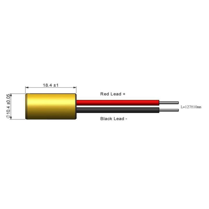 Quarton Laser Module VLM-520-01 LPT (INDUSTRIAL USE DIRECT GREEN DOT LASER)