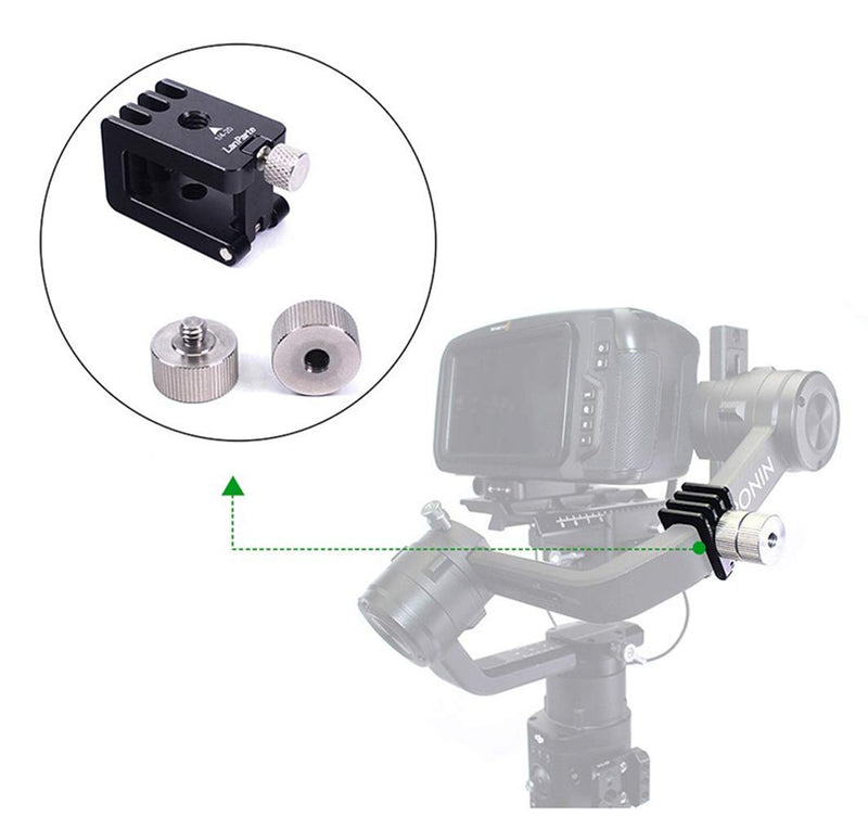 Lanparte Counterweight with 1/4 Thread Compatible with DJI Ronin-S Gimbal