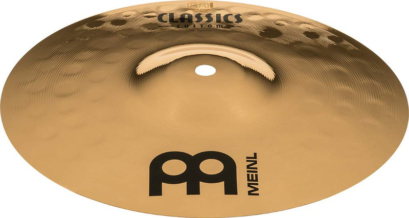 Meinl 10" Splash Cymbal - Classics Custom Brilliant - Made In Germany, 2-YEAR WARRANTY (CC10S-B)